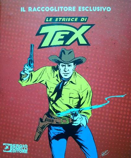 Tex a striscia con raccoglitore - NON completa, strisce dalla n. 1 alla n. 48 - copertina