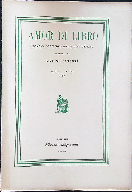 Amor di Libro. Anno quinto