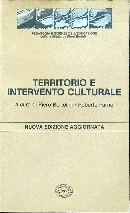Territorio e intervento culturale - Araldo Bertolini - copertina