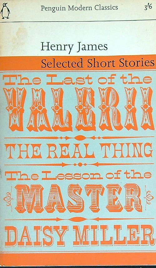 Selected short stories - Henry James - copertina