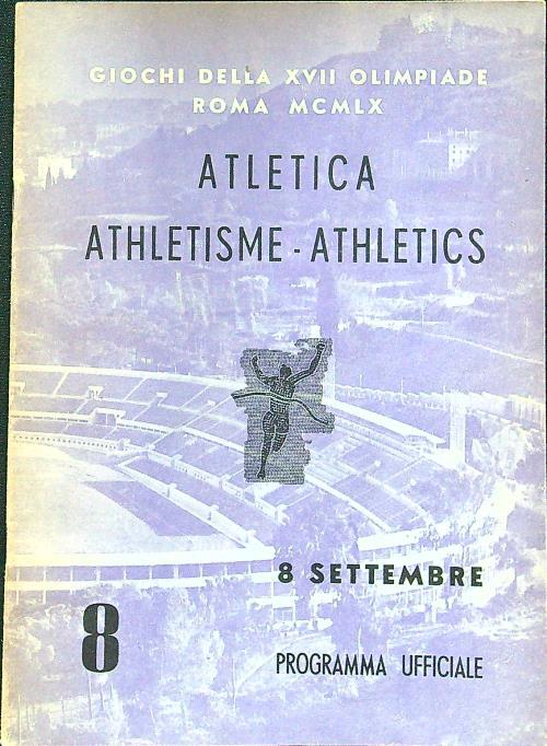 Atletica 8 8 settembre - copertina