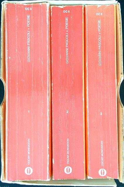 Poesie 3 vv - Giovanni Pascoli - copertina