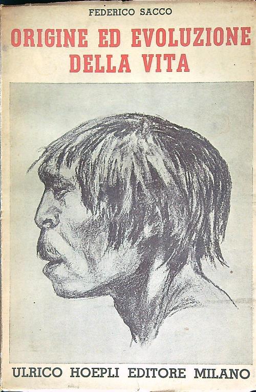 Origine ed evoluzione della vita - Federico Sacco - copertina