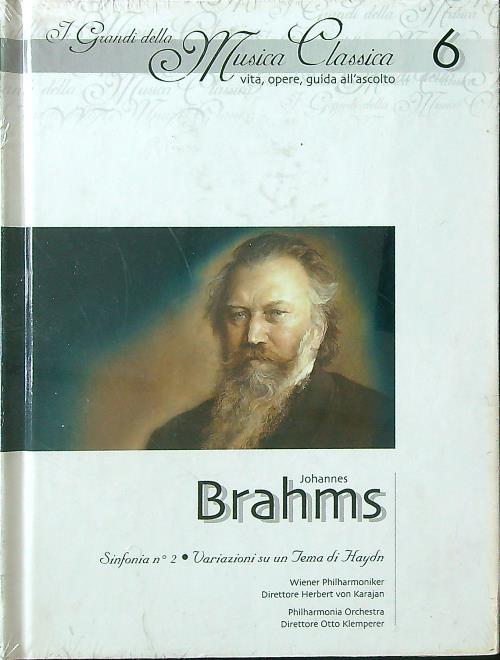 Brahms sinfonia n. 2 con CD audio - copertina