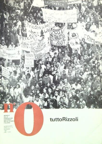 NumeroZero - Anno 5, N. 12/Dicembre 1981 - copertina