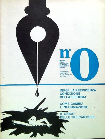 NumeroZero - Anno 4, N. 3-4/Marzo Aprile 1980 - copertina