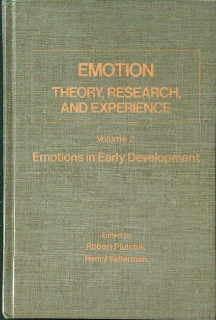 Emotion. Theory, research, and experience vol. 2 - copertina