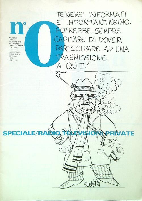 NumeroZero - Anno 6, N. 1/Gennaio 1982