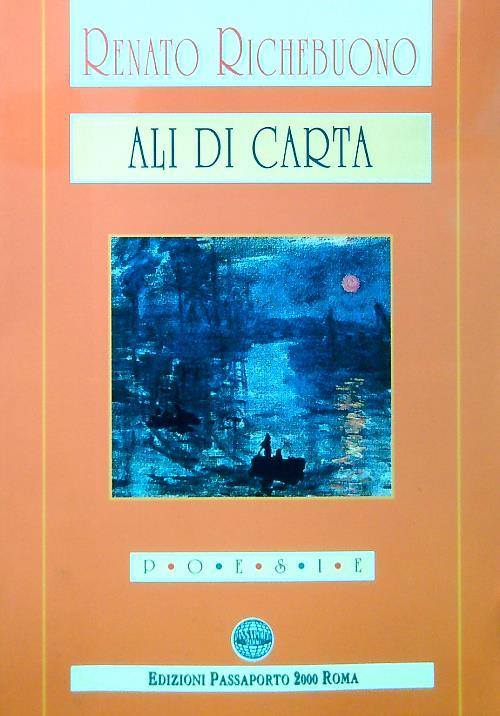 Ali di carta. Poesie - copertina