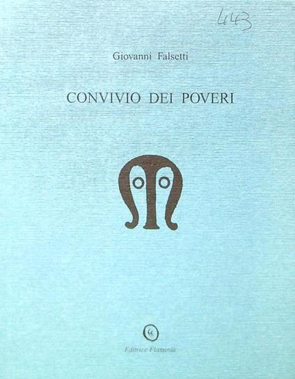Convivio dei poveri - Giovanni Falsetti - copertina