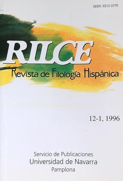 Rilce 12-1, 1996 - copertina