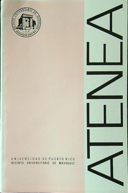 Atenea ano XIII 3 epoca num. 1-2 - copertina