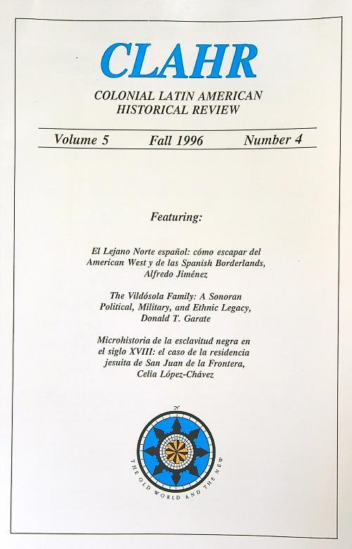 Clahr 4/Fall 1996 - copertina