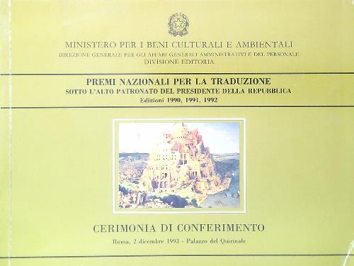 Premi nazionali per la traduzione