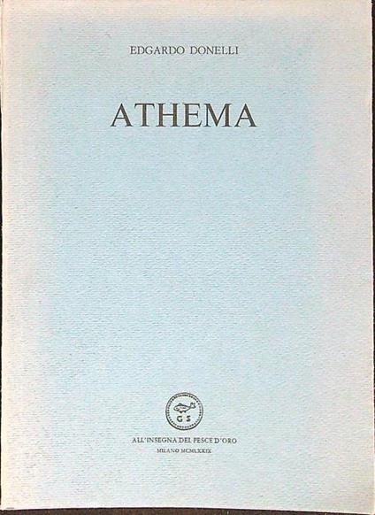 Athema - copertina