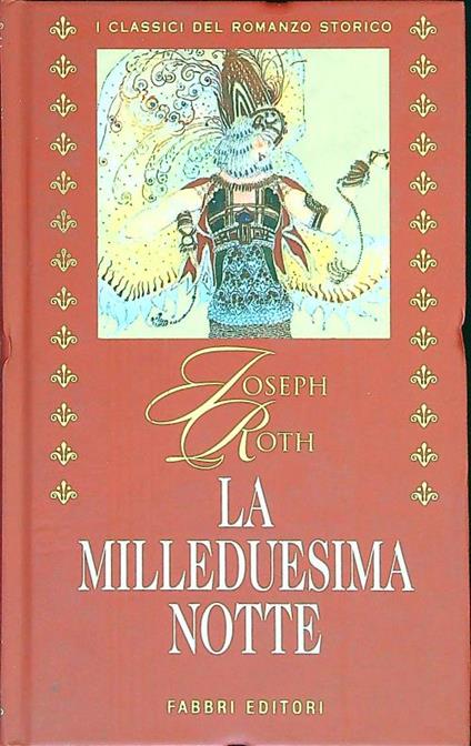 La milleduesima notte - Joseph Roth - copertina