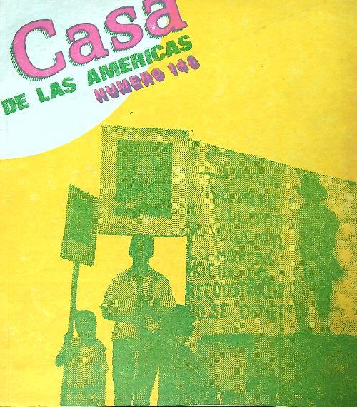 Casa de las americas 148/1985 - copertina