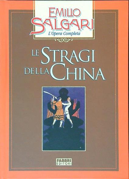Le stragi della China - Emilio Salgari - copertina