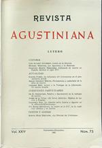 Revista agustiniana vol. XXIV 1984 num. 75
