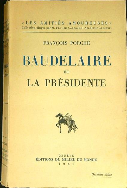 Baudelaire et la presidente - Francis Porcel - copertina