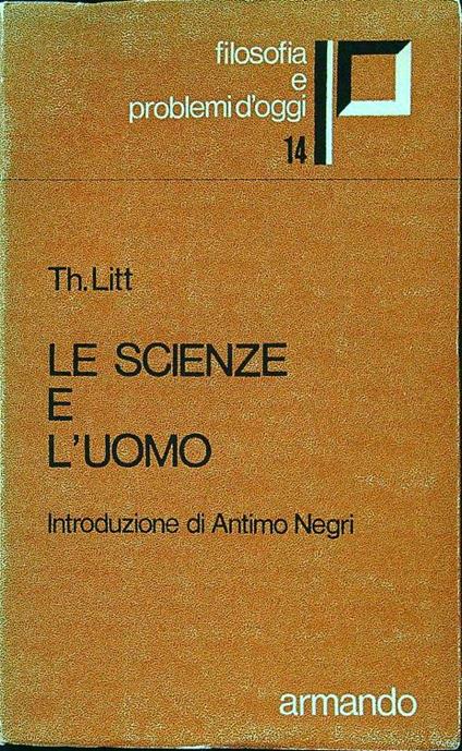 Le scienze e l'uomo - copertina