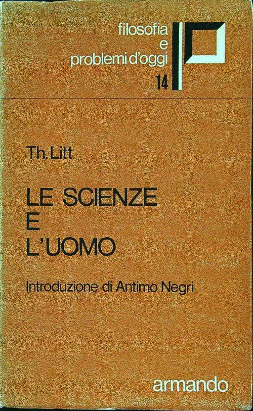 Le scienze e l'uomo - copertina