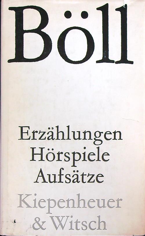 Erzählungen, Hörspiele, Aufsätze