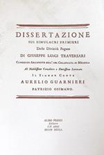 Dissertazione sui simulacri primieri