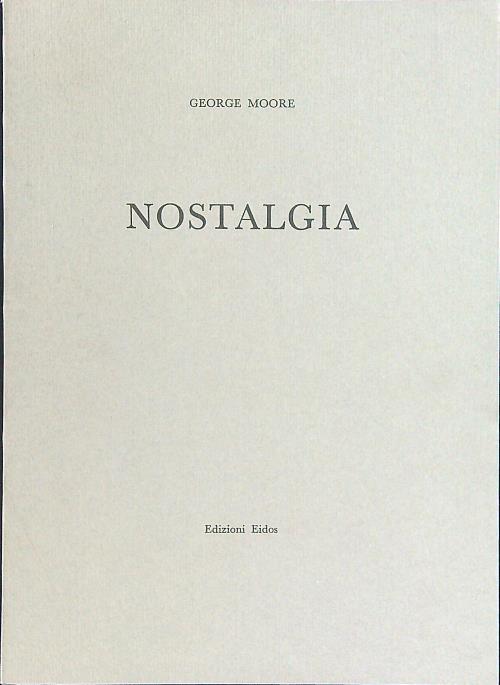 Nostalgia - George Moore - copertina