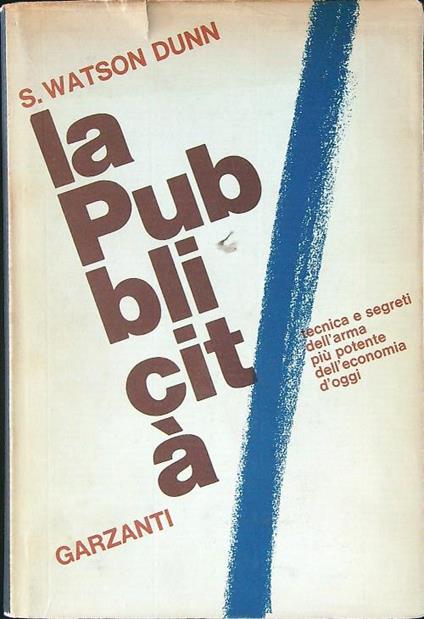 La pubblicità - copertina