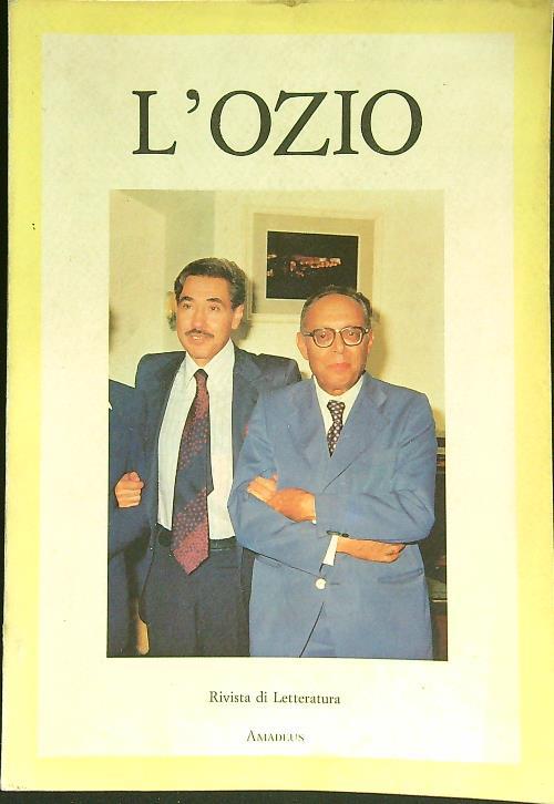 L' ozio n. 1/maggio-agosto 1986