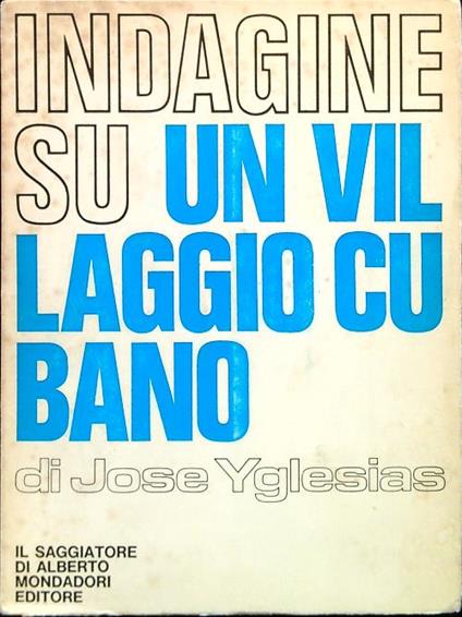 Indagine su un villaggio cubano - copertina