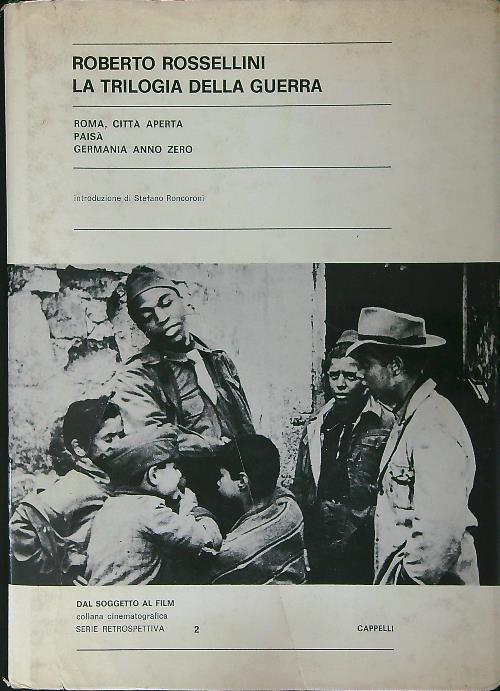 La trilogia della Guerra - Roberto Rossellini - copertina