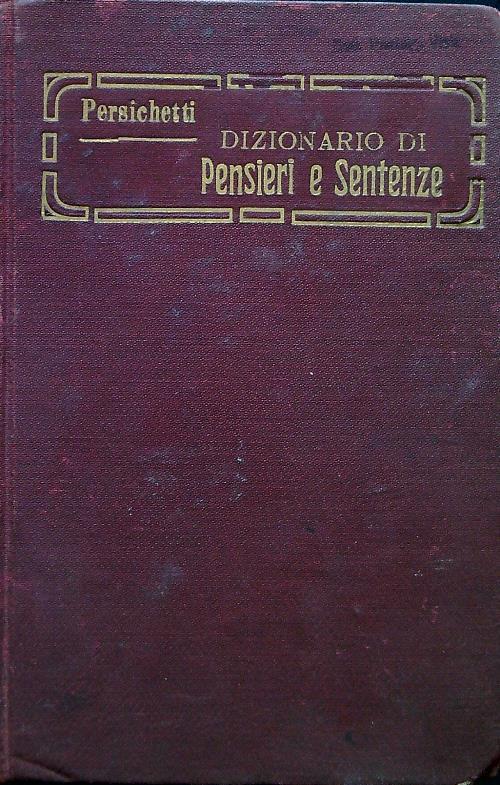 Dizionario di Pensieri e Sentenze