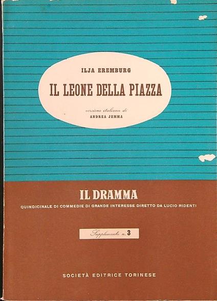 Il leone della piazza - copertina