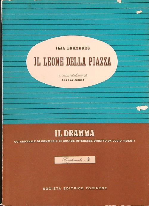 Il leone della piazza - copertina