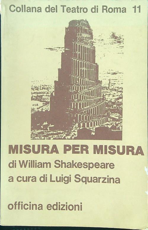 Misura per misura - copertina