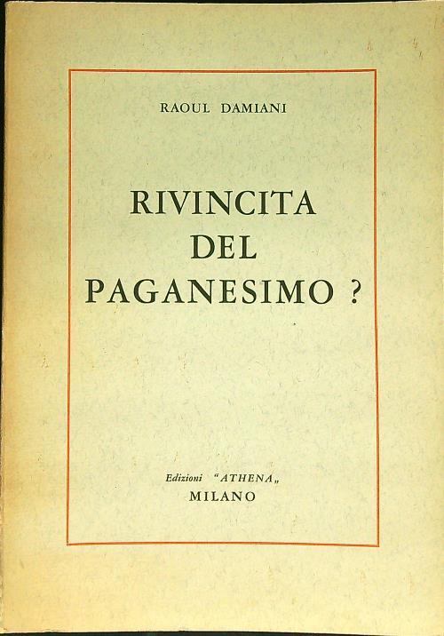 La rivincita del paganesimo? - copertina