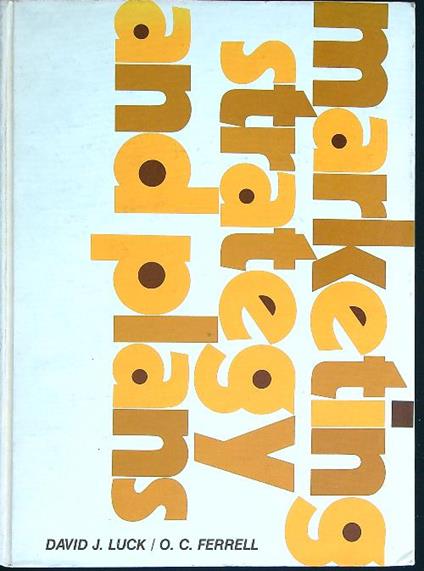 Marketing Strategy and Plans - copertina