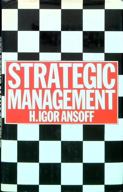 Strategic management - H. Igor Ansoff - copertina