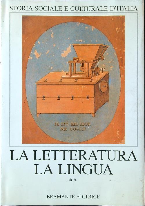 La letteratura, la lingua vol. II