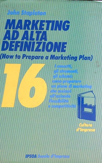 Marketing ad alta definizione - copertina