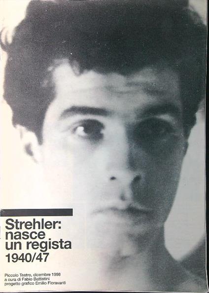 Strehler: nasce un regista - copertina