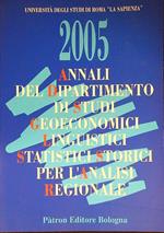 2005 Annali del Dipartimento di Studi Geoeconomici