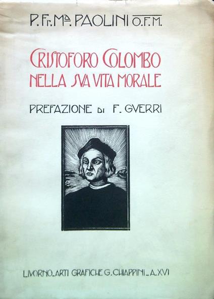 Cristoforo Colombo nella sua vita morale - copertina