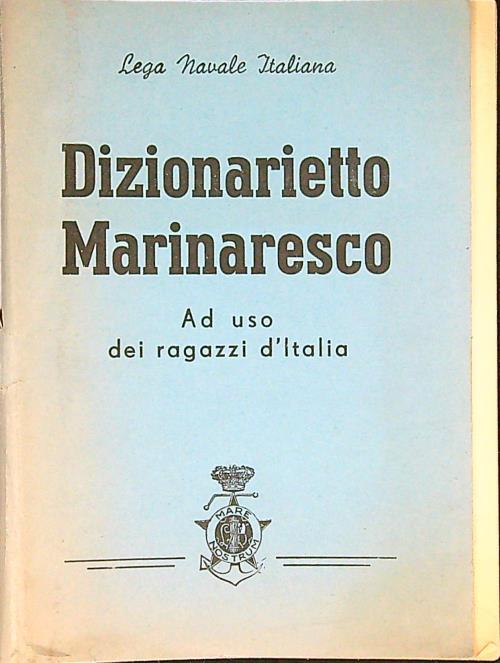 Dizionarietto marinaresco