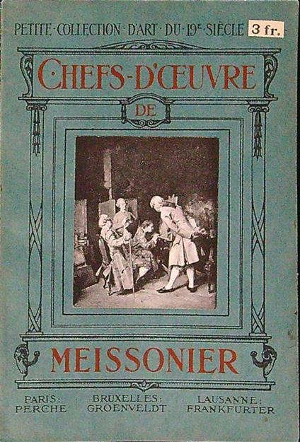 Chefs d'oeuvre de Meissonier - copertina