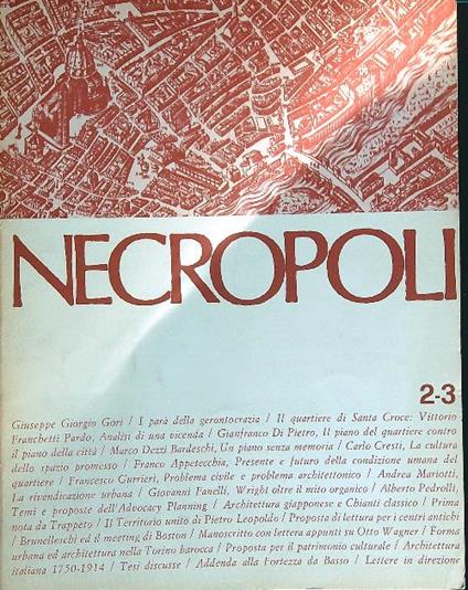 Necropoli 2-3/1969 - copertina