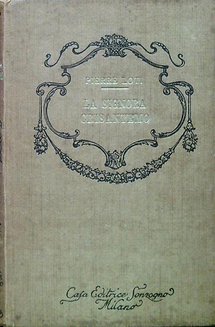 La signora crisantemo - Pierre Loti - copertina
