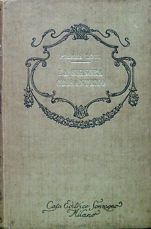 La signora crisantemo - Pierre Loti - copertina